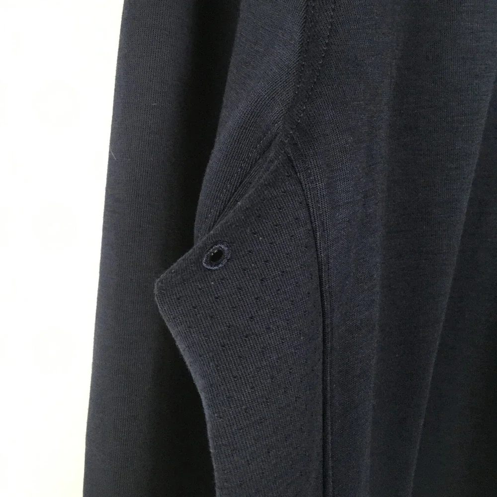 Nike Dri Fit Sweatshirt Mens XL Navy Blue Long sleeve Logo‎ Swoosh Performance